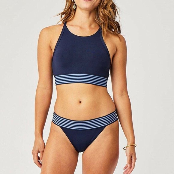 Carve Designs Other - Carve Ava Navy Stripe Swim Bikini Bottoms Medium